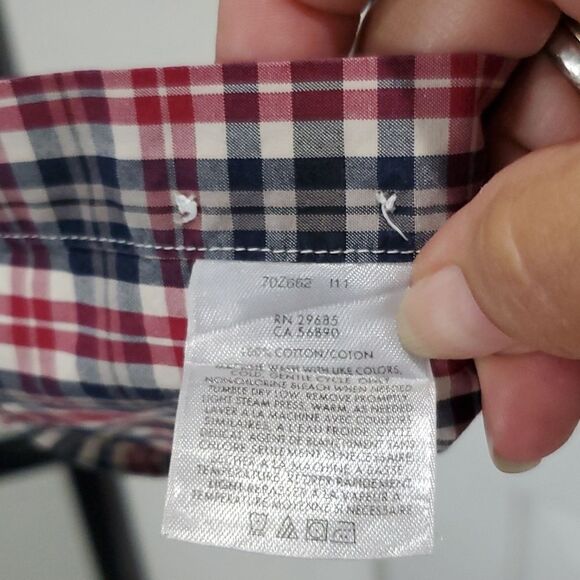 Pendleton Mens Metro Short Sleeve Button Down Plaid Shirt, Size Xl - Picture 4 of 5